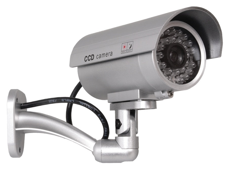 Fancy IR9000 Video Camera IR LED Color Plata Camara simulada
