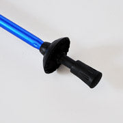 Bastones de aluminio para marcha nórdica 65-135 cm azul telescópico