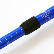 Bastones de aluminio para marcha nórdica 65-135 cm azul telescópico