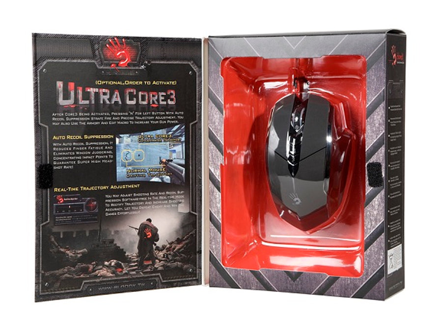 USB, óptico, Gaming, PC, Rueda. Alta resolución 1000-3200 DPI