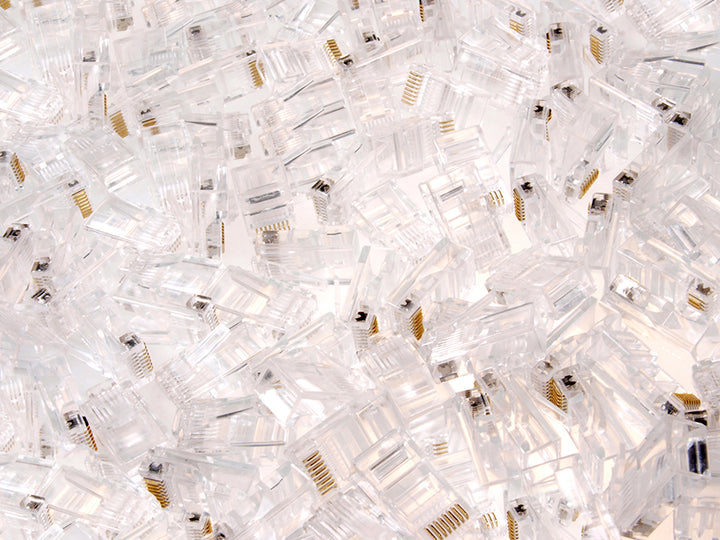 Conector RJ45 CAT-5 E 8P8C 100 Piezas Cada Paquete Maclean MCTV-663
