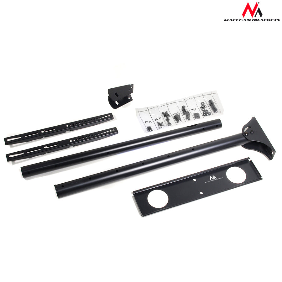 Maclean MC-631 - Soporte de techo para pantalla LCD LED TV 32-65", 50kg, VESA Ajustable 90°