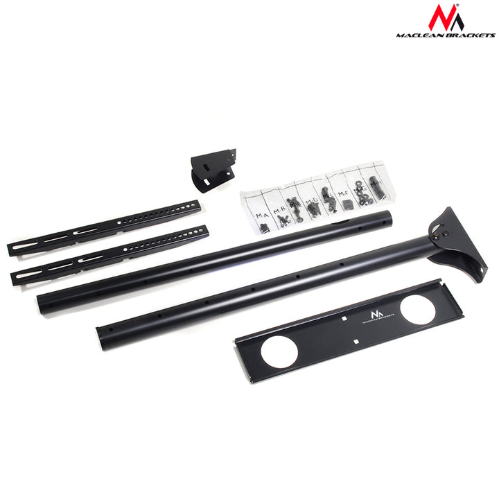 Maclean MC-631 - Soporte de techo para pantalla LCD LED TV 32-65", 50kg, VESA Ajustable 90°
