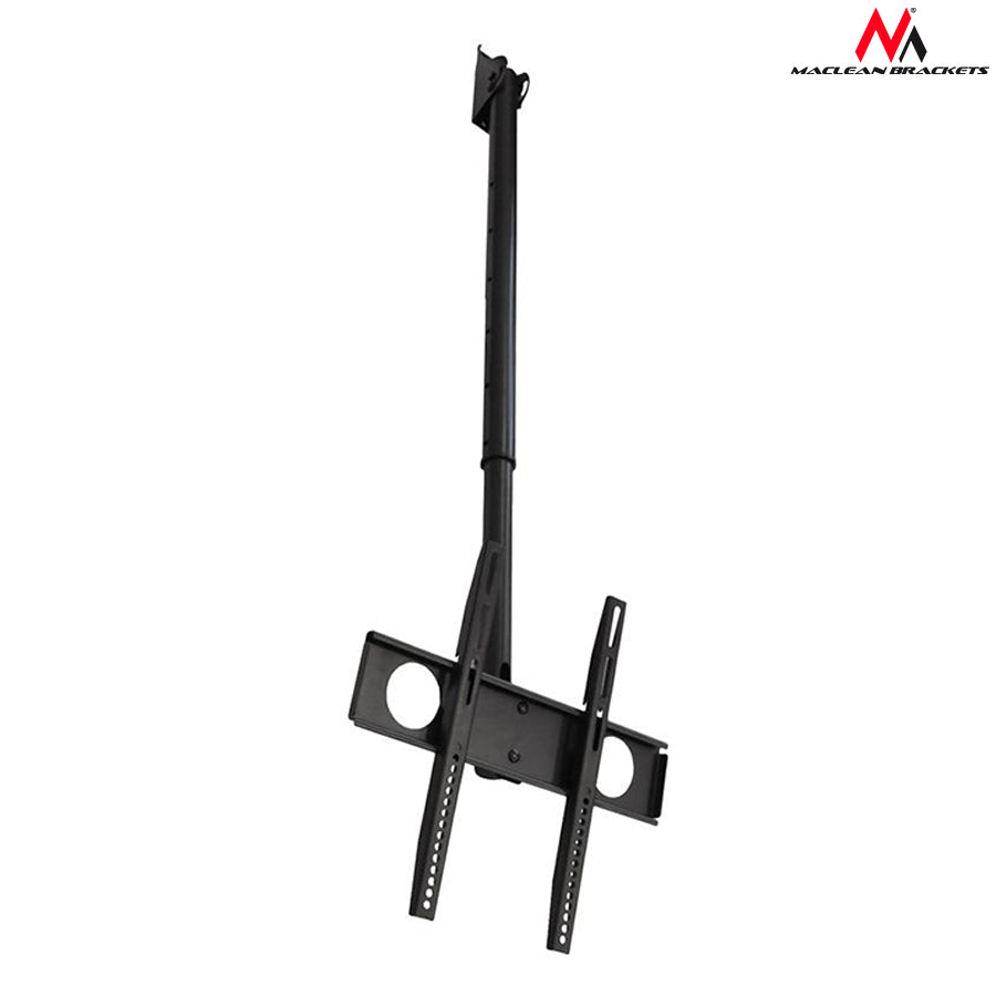 Maclean MC-631 - Soporte de techo para pantalla LCD LED TV 32-65", 50kg, VESA Ajustable 90°