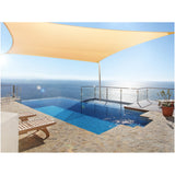Toldo de jardín flotante 4x4m crema GreenBlue GB504