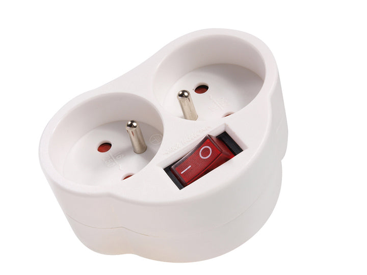 Tomada elétrica Maclean, com interruptor, x2, máx. 3680 W, MCE31