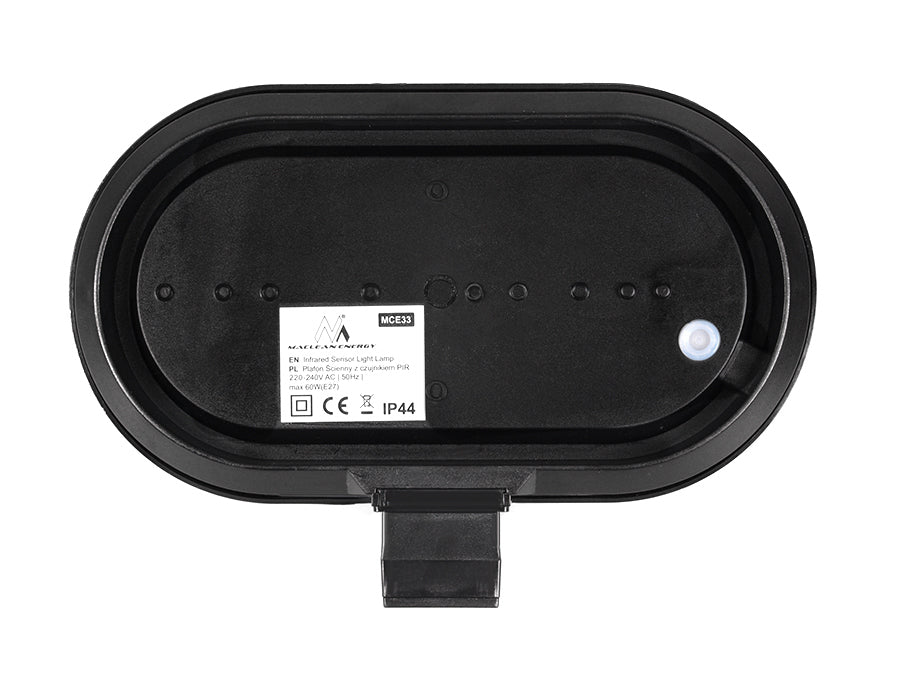 Lámpara de pared Maclean, con sensor PIR, máx. 60 W, 180°, MCE33B