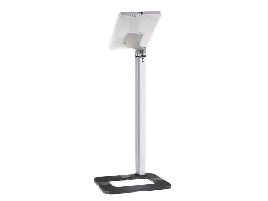 Suporte de chão Maclean MC-645 para iPad, Galaxy Tab e tablets Goclever com sistema anti-roubo