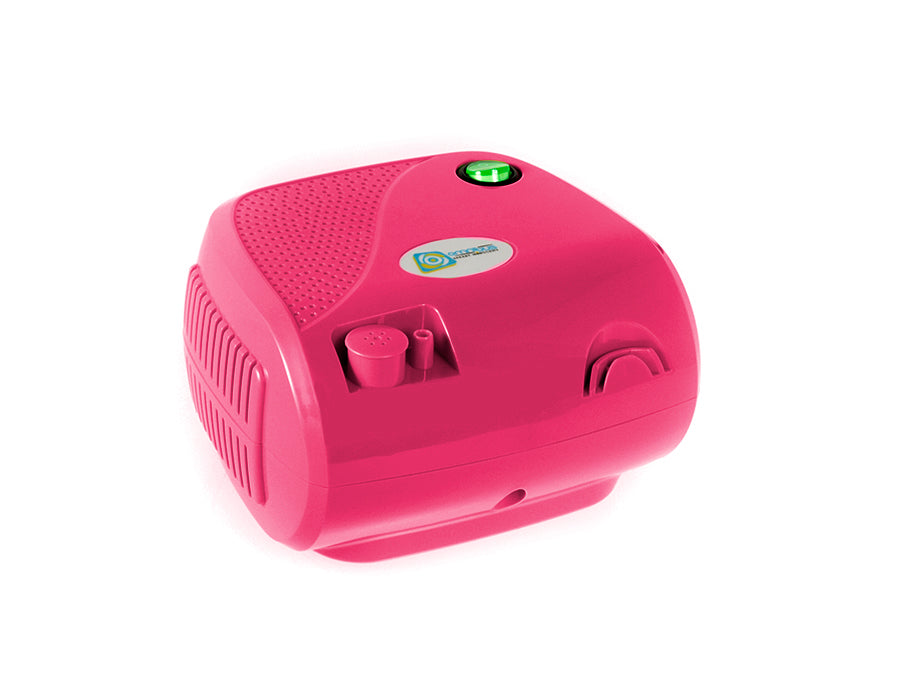 Inalador compressor de pistão rosa Omnibus BR-CN116B