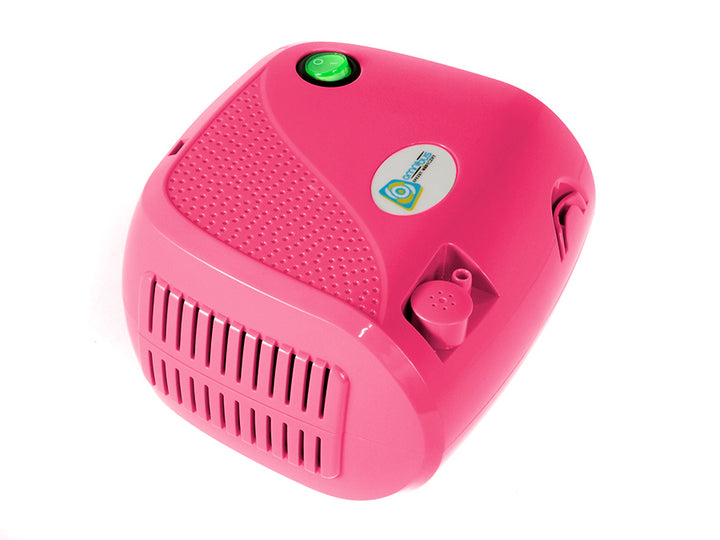 Inalador compressor de pistão rosa Omnibus BR-CN116B