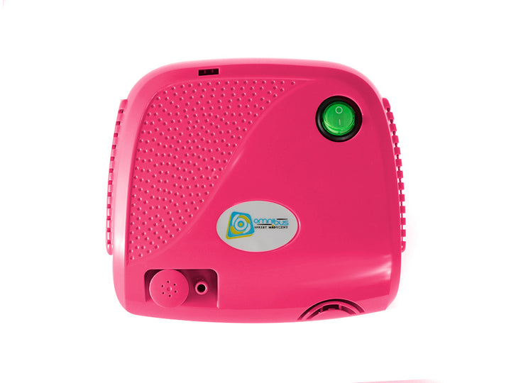 Inalador compressor de pistão rosa Omnibus BR-CN116B