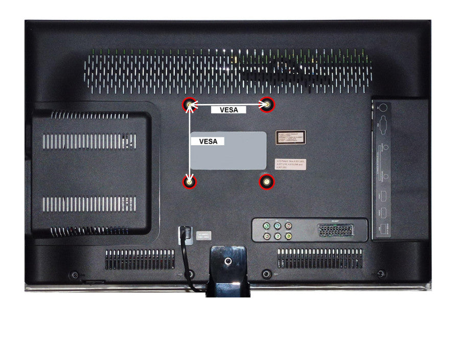 Suporte fixo de parede para tela de TV LCD LED 23-42", 25kg, VESA 200x200 Maclean MC-667