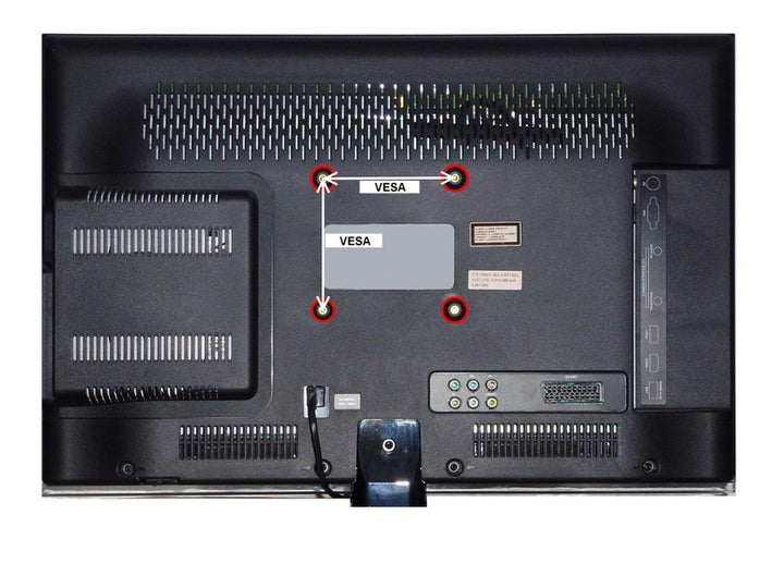 Suporte fixo de parede para tela de TV LCD LED 23-42", 25kg, VESA 200x200 Maclean MC-667