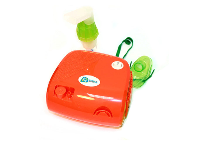 Inhalador Omnibus naranja, funcionamiento continuo, 2 mascarillas, filtros de repuesto, BR-CN116B