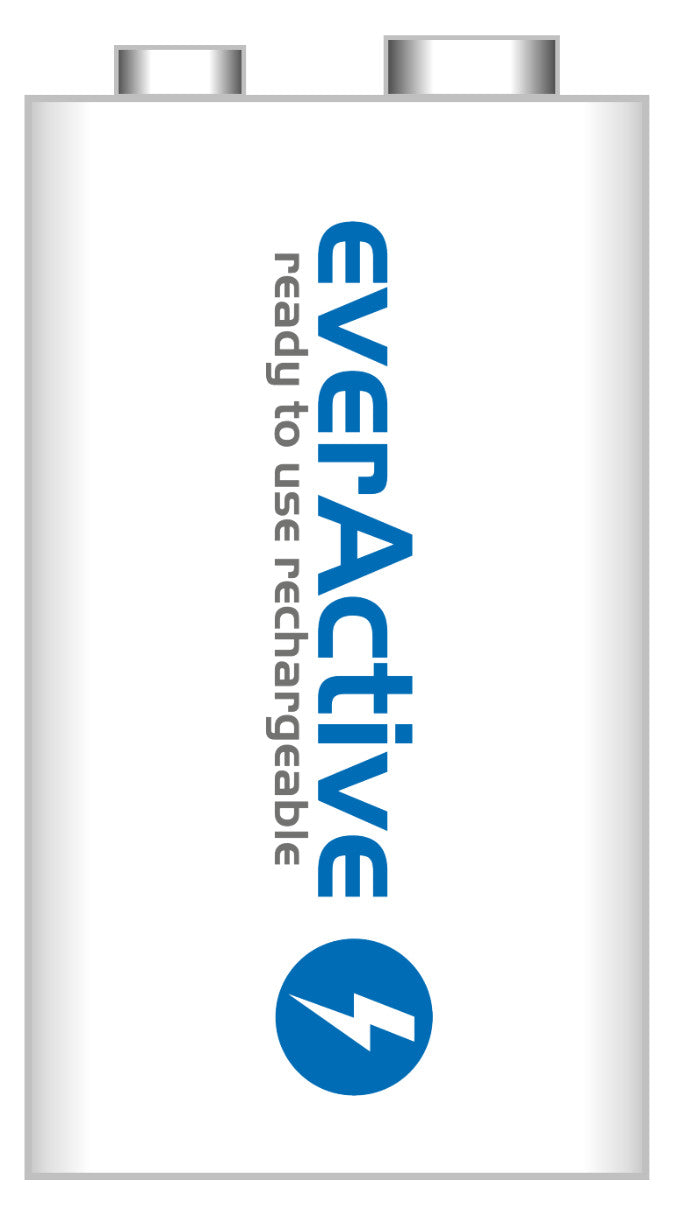 Bateria recarregável EverActive 6F22/9V Ni-MH 320 mAh