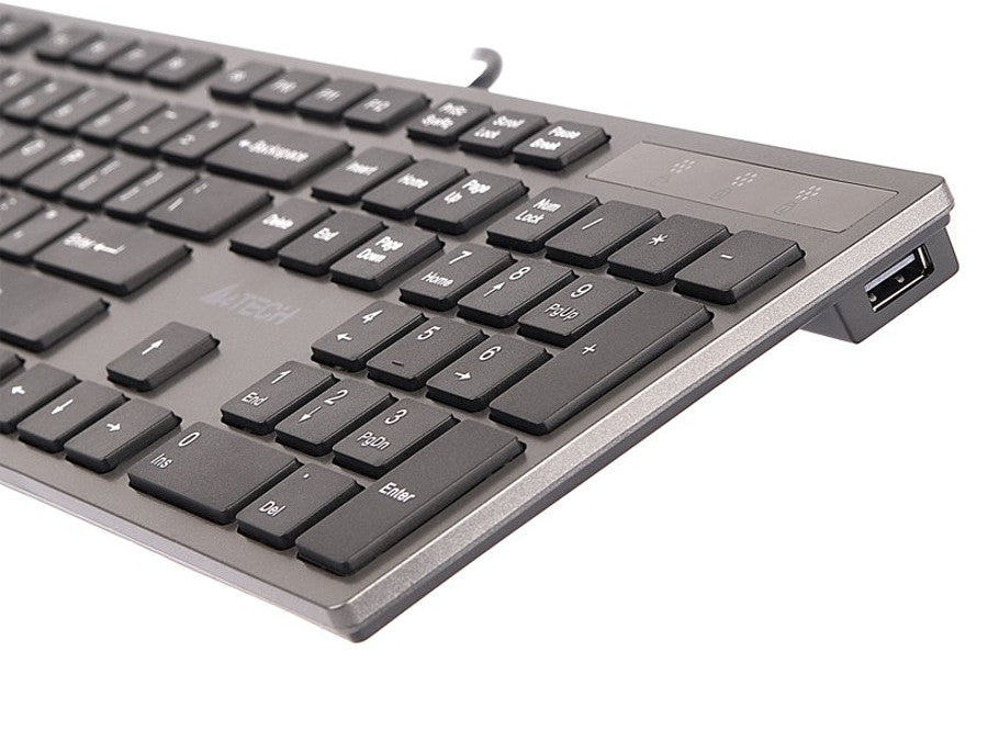 KV-300H Slim USB Teclado Hub USB A4-Tech ultra-plano