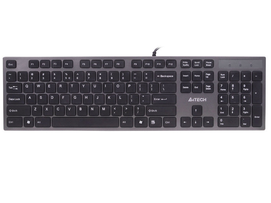 KV-300H Slim USB Teclado Hub USB A4-Tech ultra-plano