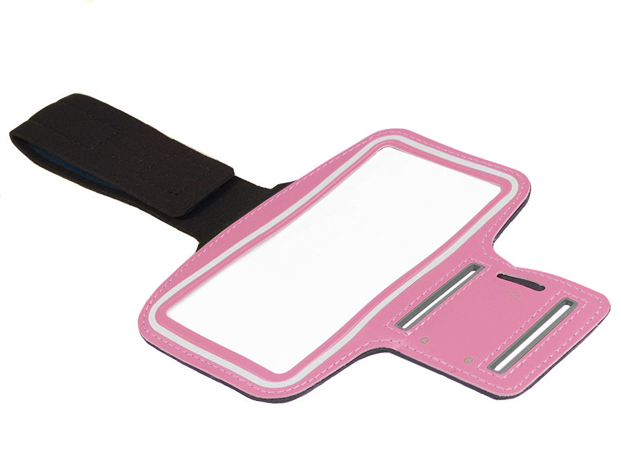 Capa de ombro para telemóvel Maclean MC-405 P rosa de 4,8"