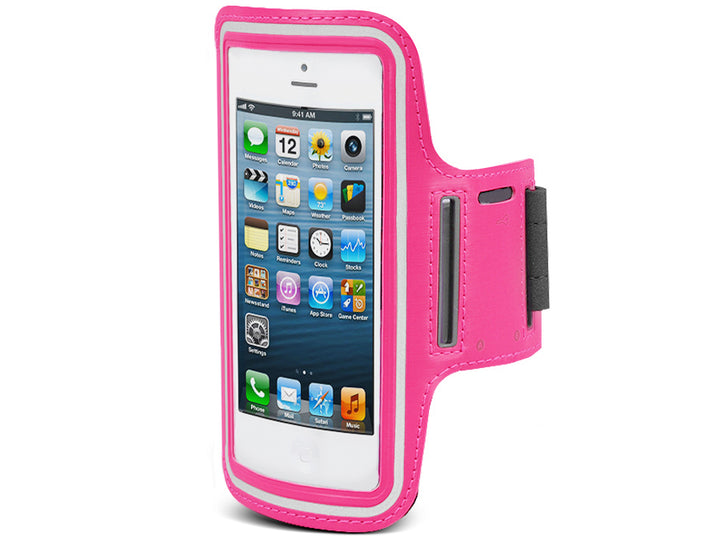 Capa de ombro para telemóvel Maclean MC-405 P rosa de 4,8"
