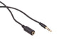 Cable jack 3,5 mm Maclean, clavija-hembra, 5 m, negro, MCTV-821