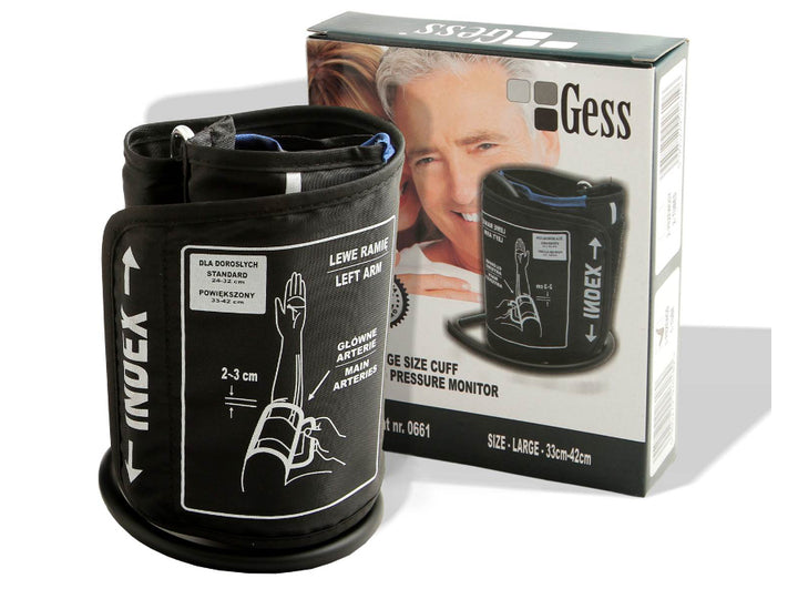 Pulseira 33-42cm / 24-32cm para esfigmomanômetro Gess 0661 dois tamanhos