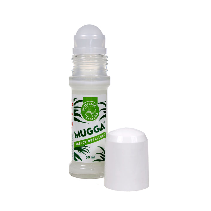 Mugga Roll-On 20% Deet repelente de insetos, contra mosquitos, carraças e melgas, 50ml
