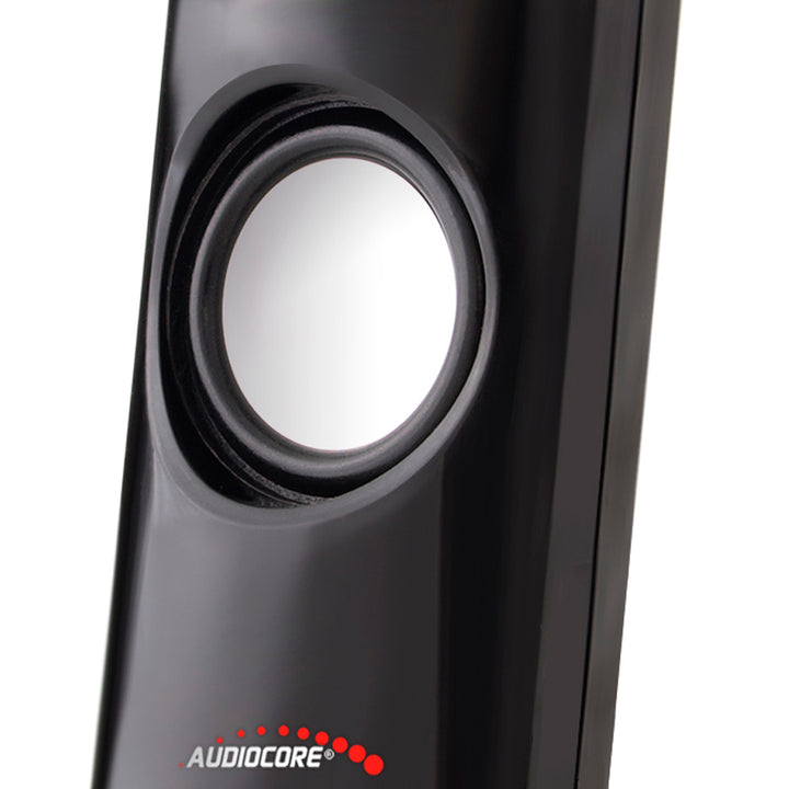 Altavoces para PC 2.0 USB, 2x4W, auto alimentado, color negro Audiocore AC860