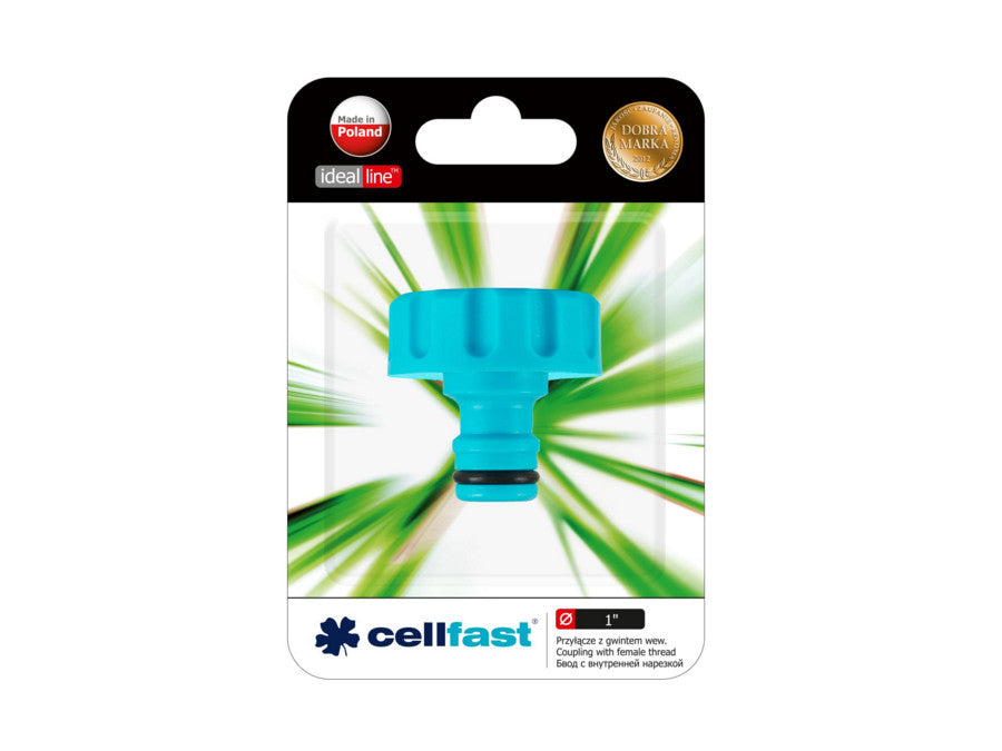Conector de torneira de rosca fêmea Cellfast Ideal Line 1" 51-220H G1"