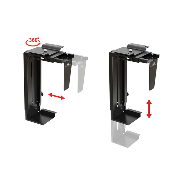 Suporte de suspensão para computador Maclean MC-713 B preto