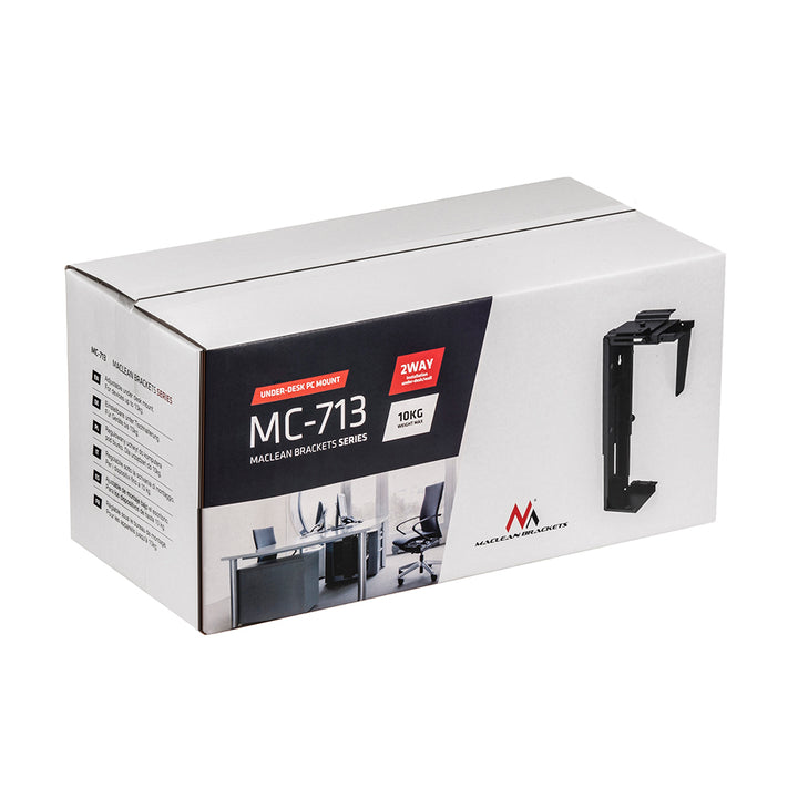 Suporte para computador (montagem sob a mesa) Maclean MC-713