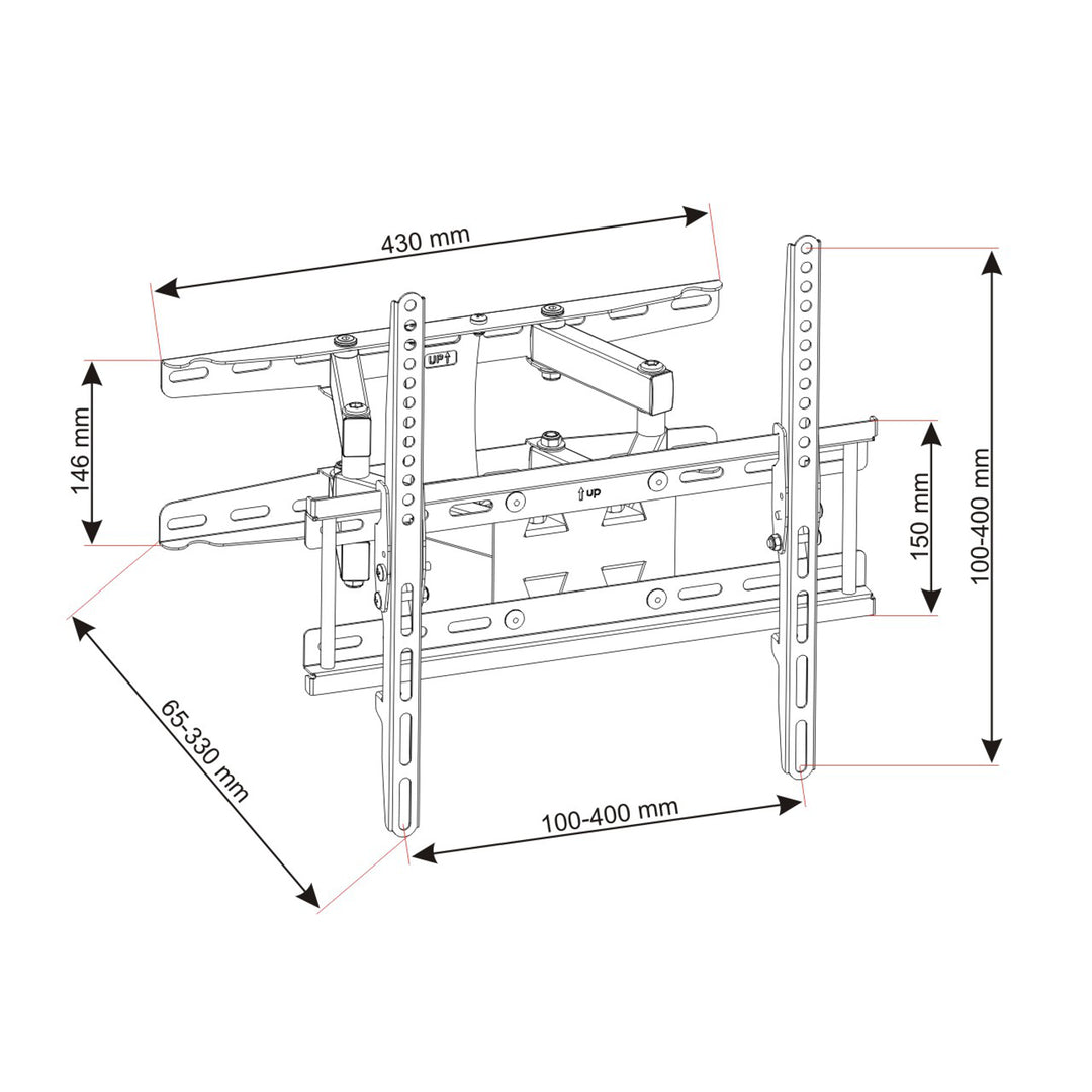 Soporte TV / LCD LED 23-60 "45kg