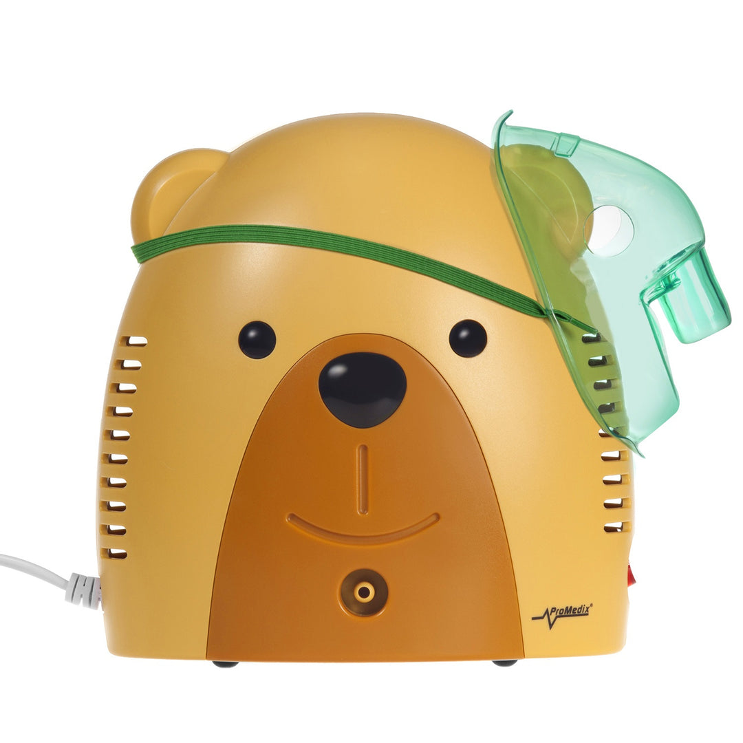Nebulizador compresor de pistón en forma de osito sonriente, perfecto para niños ProMedix PR-811