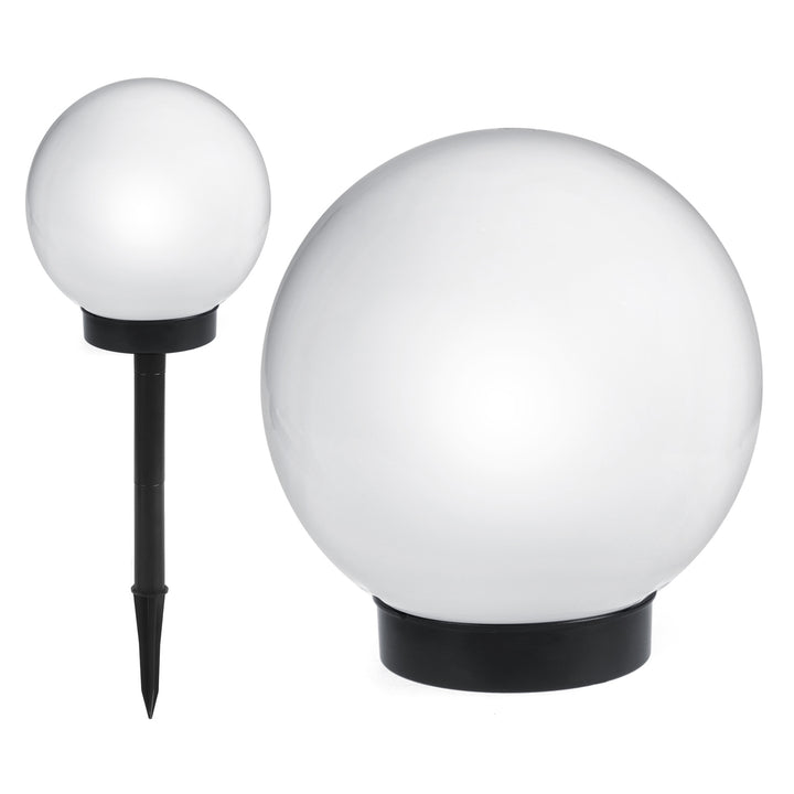 Lámpara solar para jardín forma de bola LED blanco GreenBlue GB121