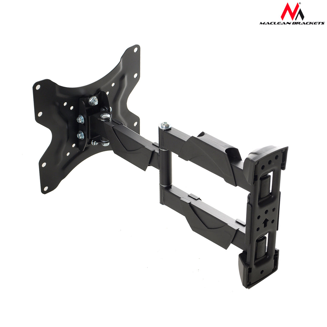Suporte de parede Maclean MC-742 para monitor ou ecrã de TV LCD/LED de 13 a 55 pol. 25 kg VESA preto