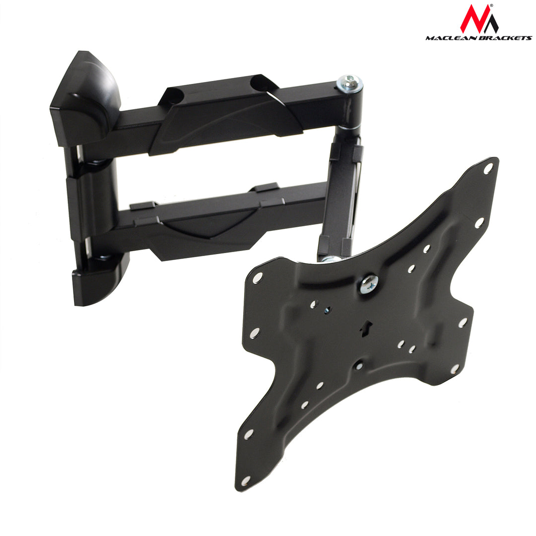 Suporte de parede Maclean MC-742 para monitor ou ecrã de TV LCD/LED de 13 a 55 pol. 25 kg VESA preto