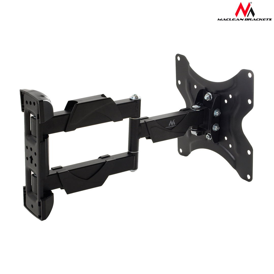 Suporte de parede Maclean MC-742 para monitor ou ecrã de TV LCD/LED de 13 a 55 pol. 25 kg VESA preto