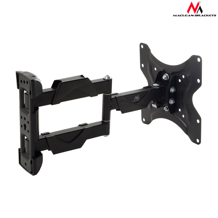 Suporte de parede Maclean MC-742 para monitor ou ecrã de TV LCD/LED de 13 a 55 pol. 25 kg VESA preto