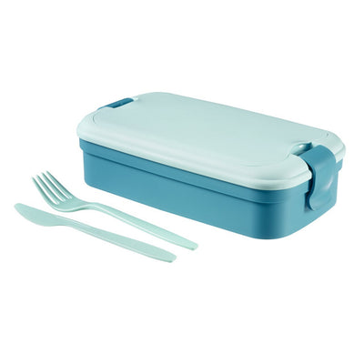 Contenedor de cubiertos Curver Lunch & Go azul Original
