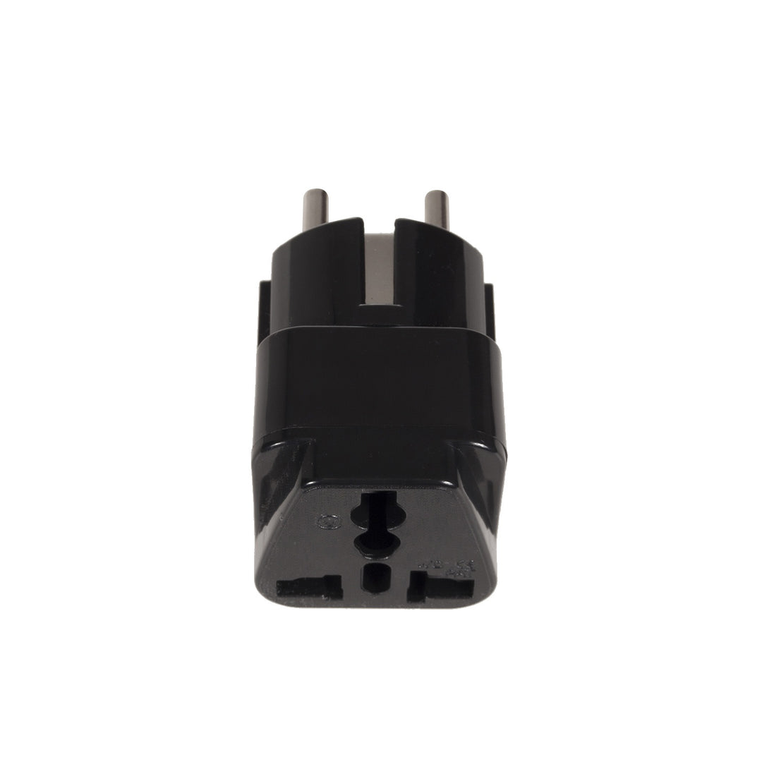Adaptador Universal de viaje Reino Unido a Europa Enchufe Schuko EU MCE155