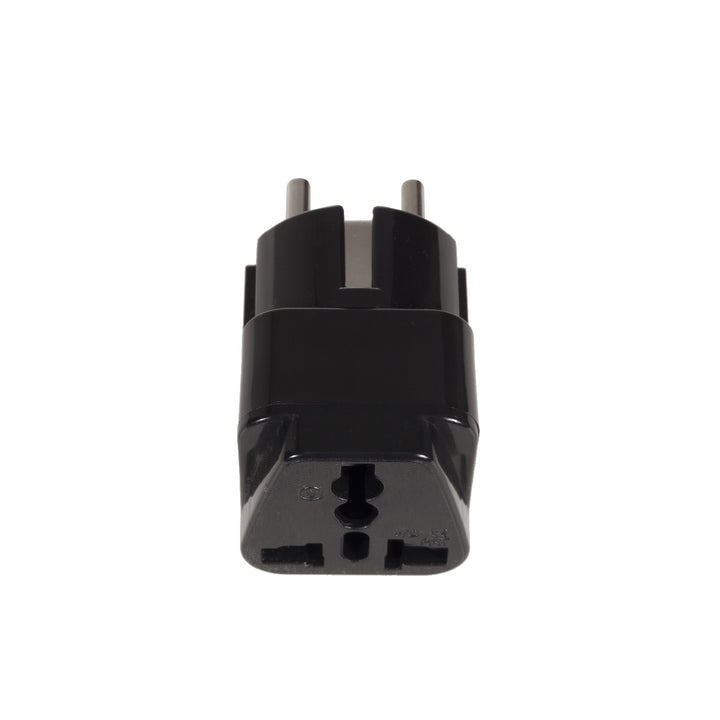 Adaptador Universal de viaje Reino Unido a Europa Enchufe Schuko EU MCE155