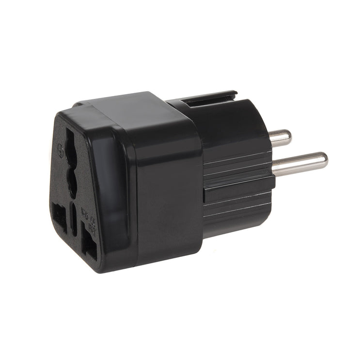 Adaptador Universal de viaje Reino Unido a Europa Enchufe Schuko EU MCE155