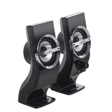 Alto-falantes estéreo de computador pretos Audiocore AC805 USB 6W