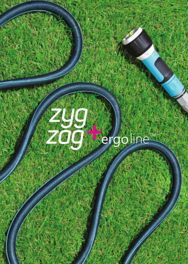 Mangueira de jardim autoexpansível 7,5-15 m + gatilho multijato Cellfast Ergo ZygZag