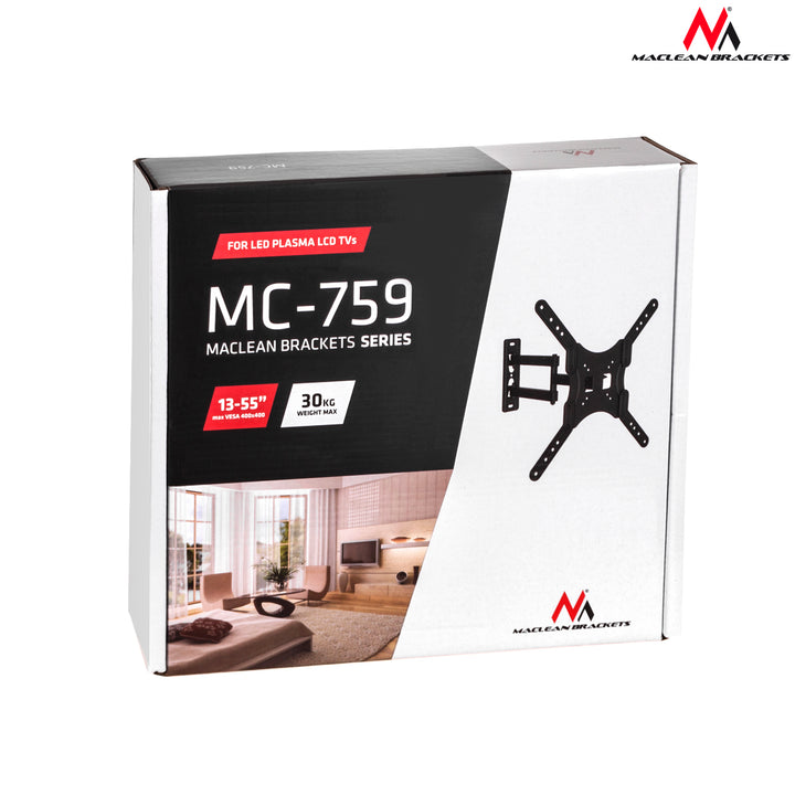MC-759 TV 13-60" 30kg VESA máx. 400x400 braço articulado