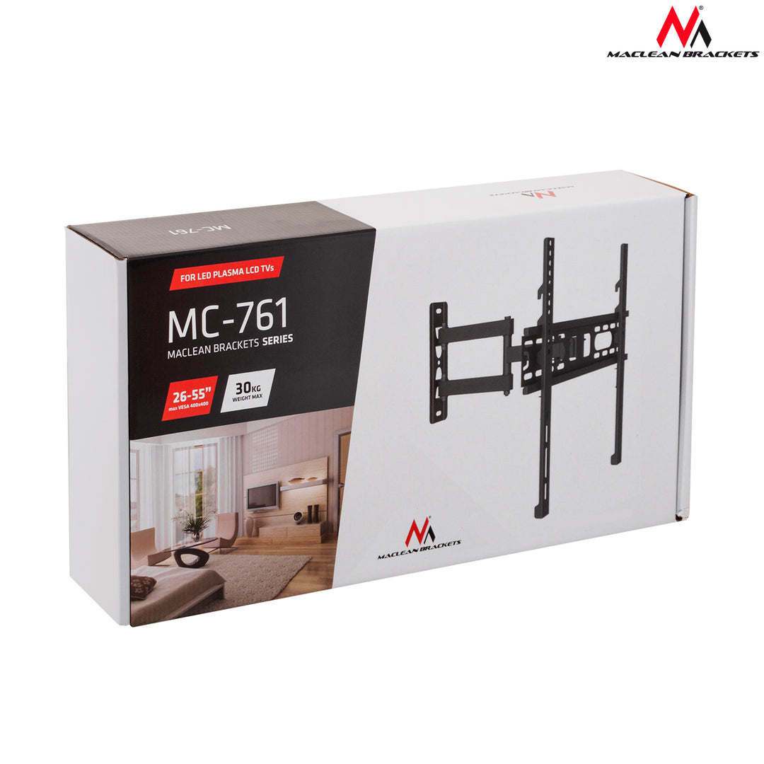 TV Maclean MC-761LCD/LED 26-60" 30kg VESA máx. 400x400 braço articulado