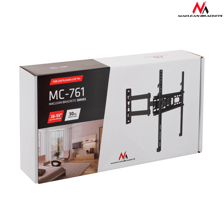 TV Maclean MC-761LCD/LED 26-60" 30kg VESA máx. 400x400 braço articulado