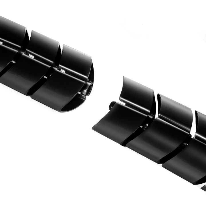 Organizador de cabos Maclean MC-768, capa para cabos de 80 cm, conduta para cabos, proteção para casa ou escritório, preto