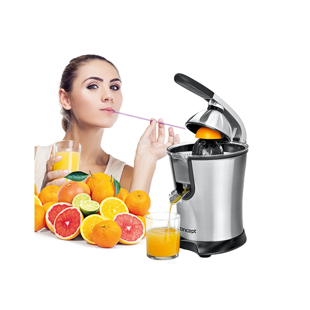 Concept Citrus Juicer Aço Inoxidável Antigotejamento 160W CE3520