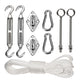 Conjunto de metal para segurar a vela GreenBlue GB508
