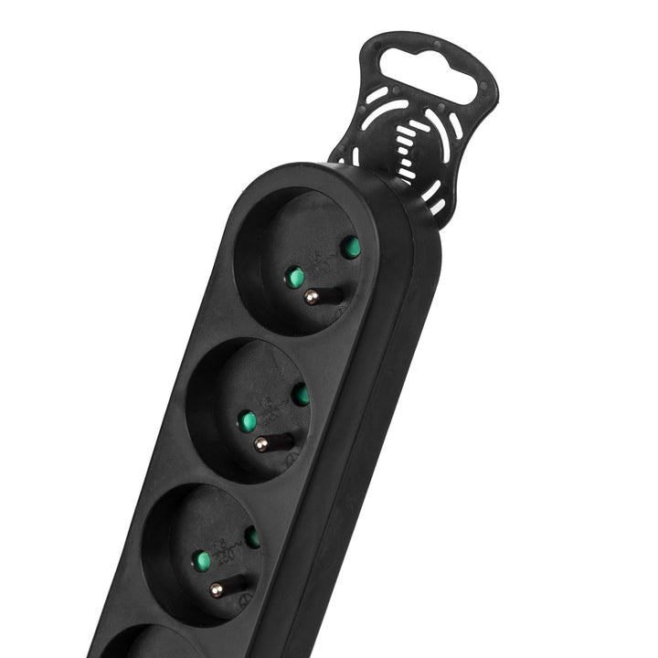 Regleta Maclean Energy MCE188 Cable de extensión de 6 tomas con interruptor